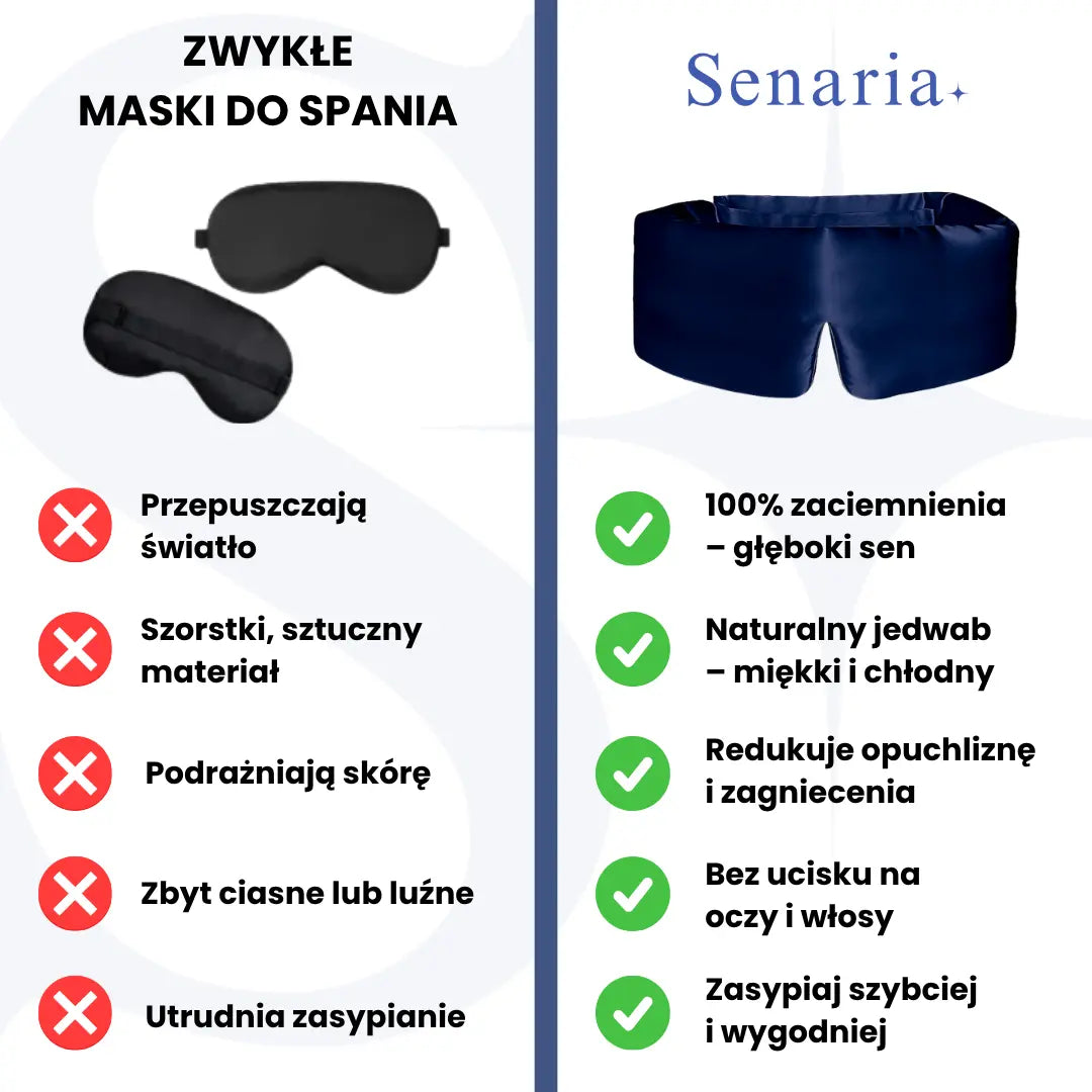 SenLuxe - Satin Øjenmaske