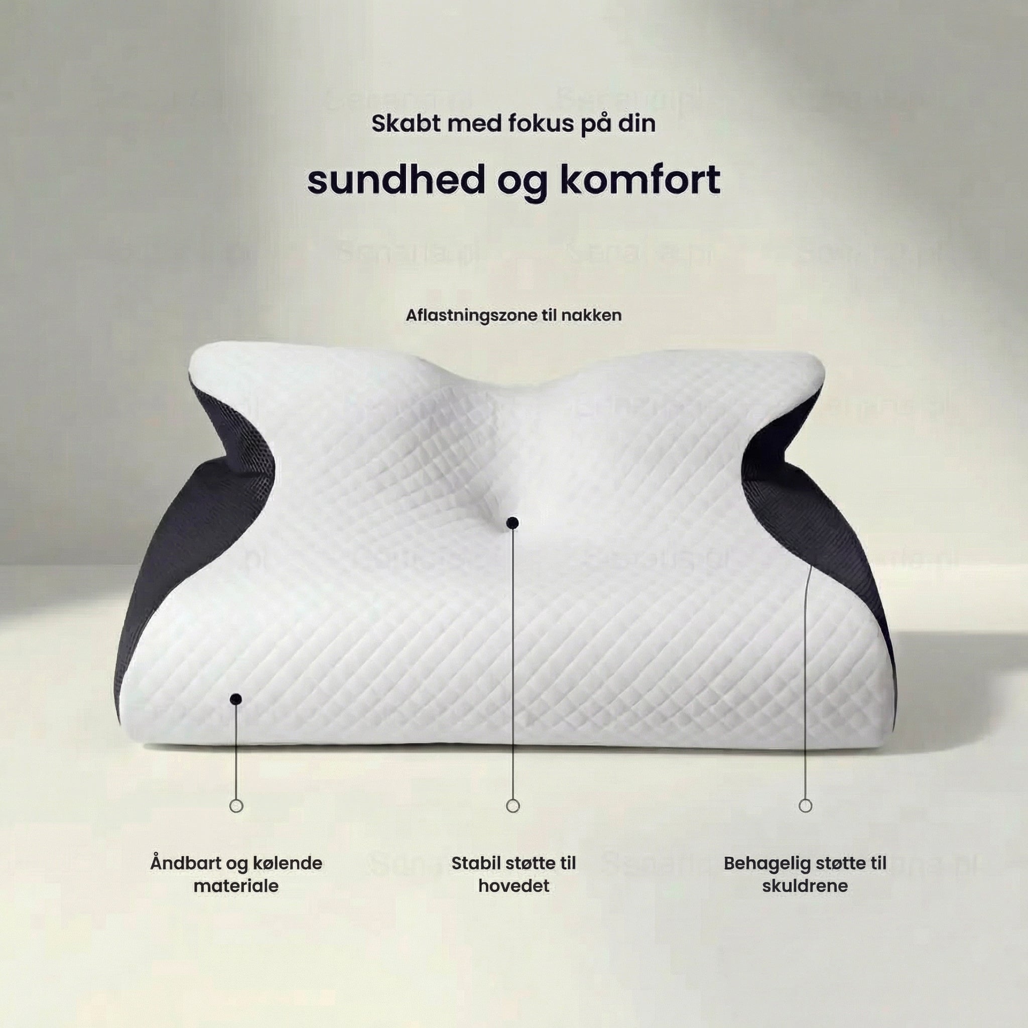 Pude SøvnForm 2.0: Komfort til nakken