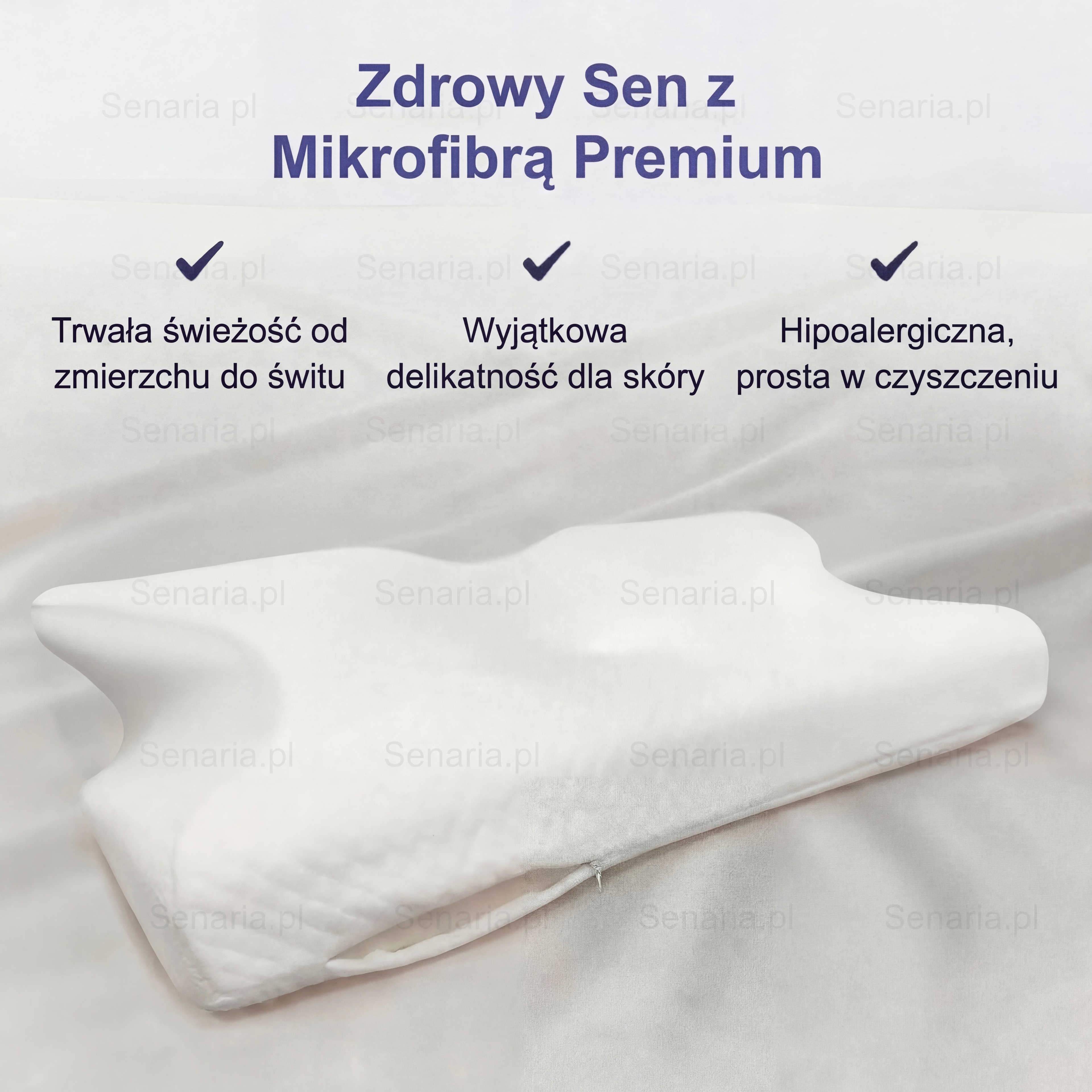 Mikrofiberpude til SøvnForm